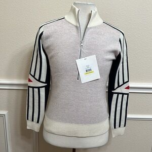Spyder RAD PAD HALF ZIP SWEATER - Marshmallow
